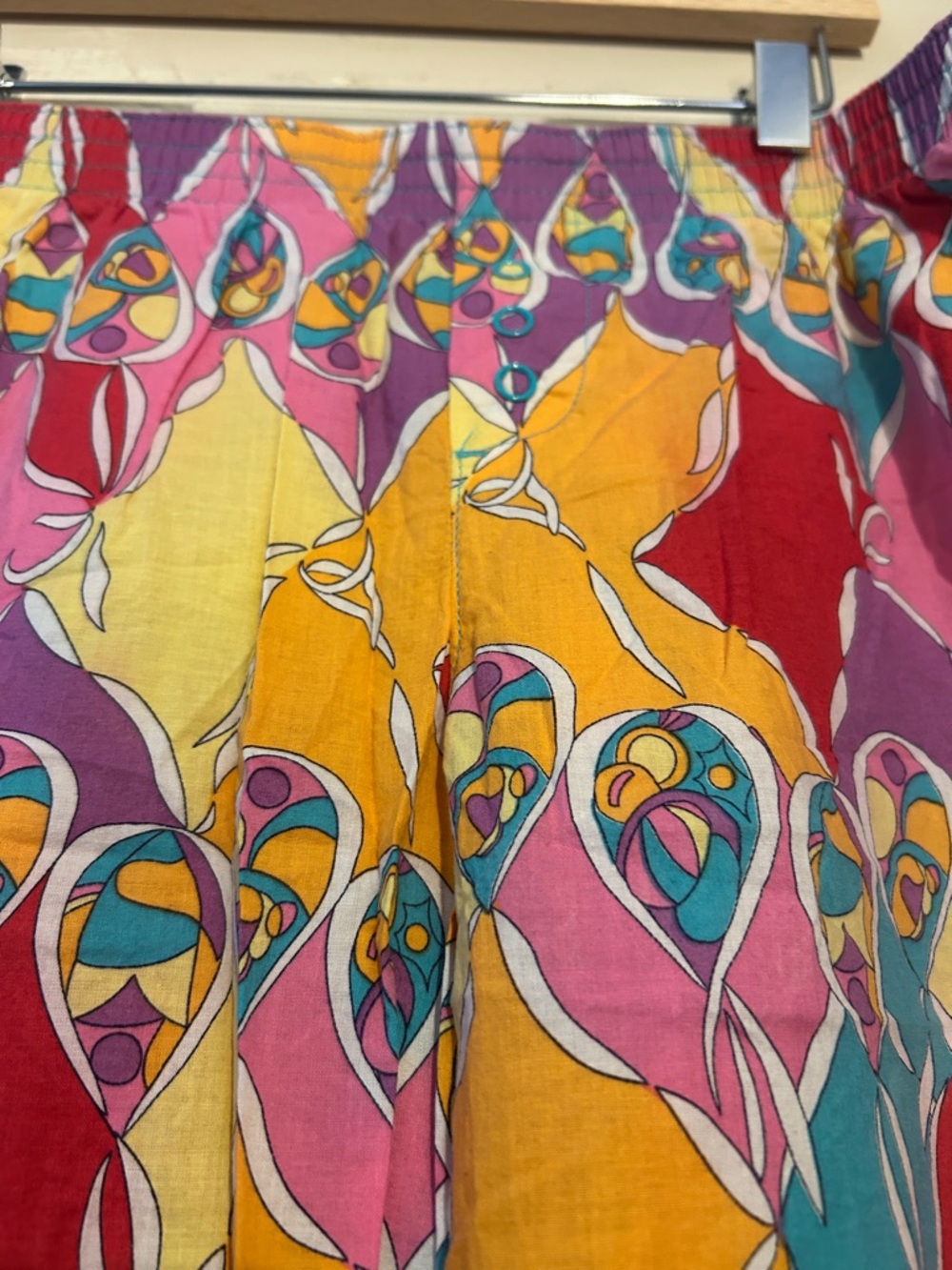 Target Multicolor Floral-Pattern Wide Leg Pajama Pants - Picture 3 of 10